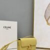 Replica Celine 194143 Triomphe Shoulder Bag in Natural Calfskin Light Yellow