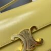 Replica Celine 194143 Triomphe Shoulder Bag in Natural Calfskin Light Yellow