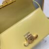 Replica Celine 194143 Triomphe Shoulder Bag in Natural Calfskin Light Yellow