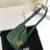 Replica Celine 194143 Triomphe Shoulder Bag in Natural Calfskin Green