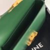 Replica Celine 194143 Triomphe Shoulder Bag in Natural Calfskin Green
