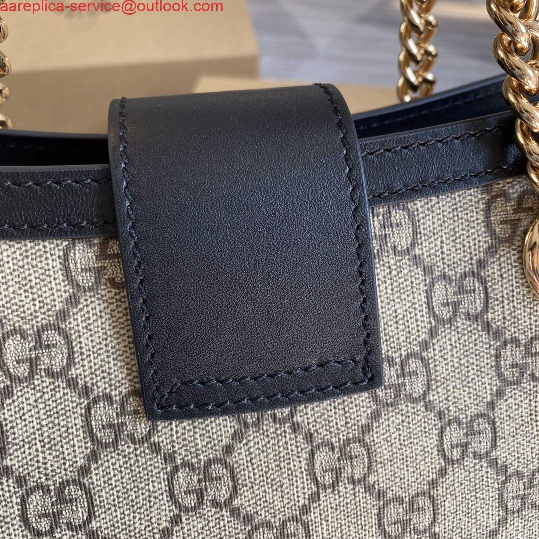 Replica Gucci 498156 Padlock GG Small Shoulder Bag Black
