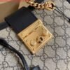 Replica Gucci 498156 Padlock GG Small Shoulder Bag Black