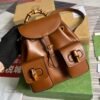 Replica Gucci 702101 Bamboo backpack Brown