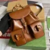 Replica Gucci 702101 Bamboo backpack Brown