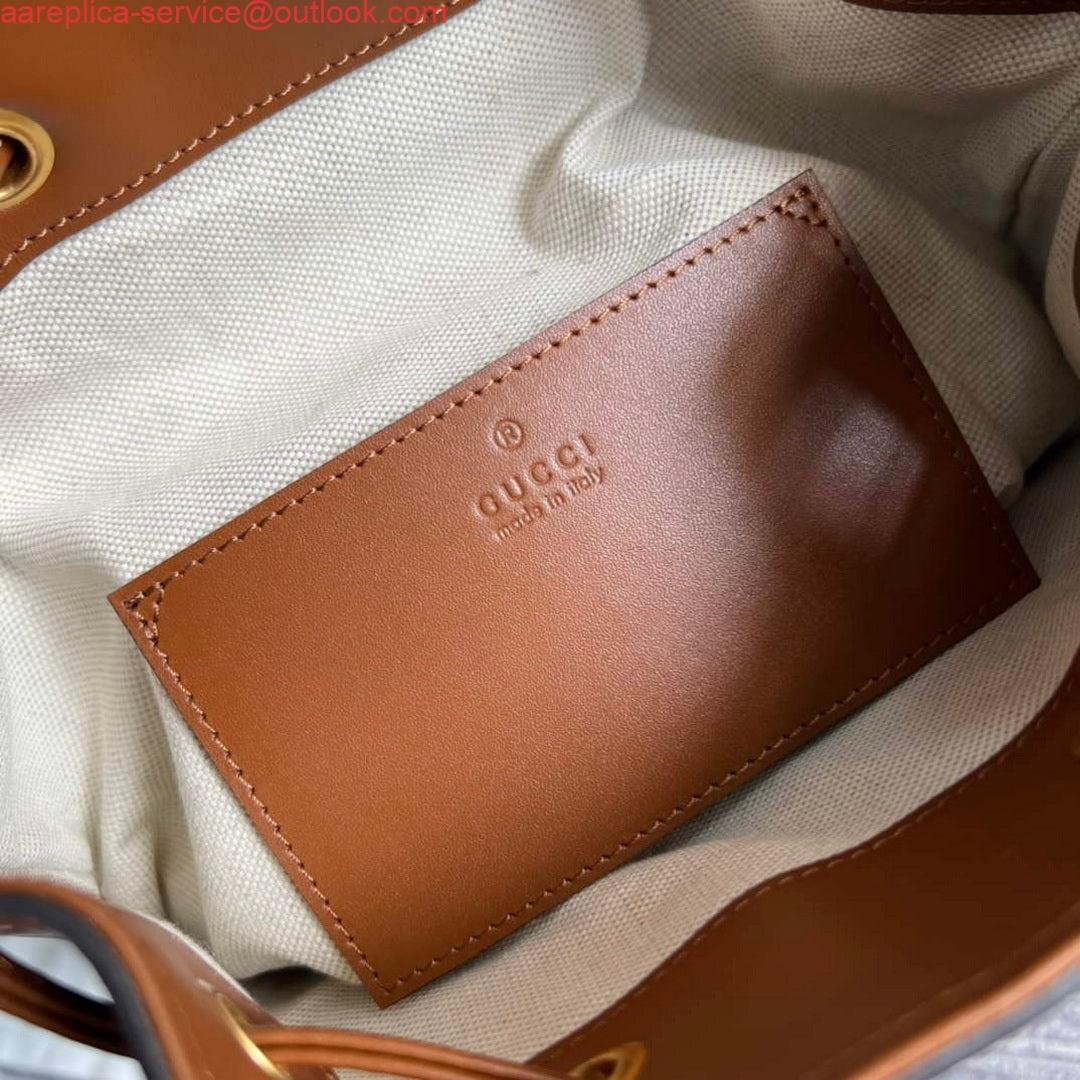 Replica Gucci 702101 Bamboo backpack Brown