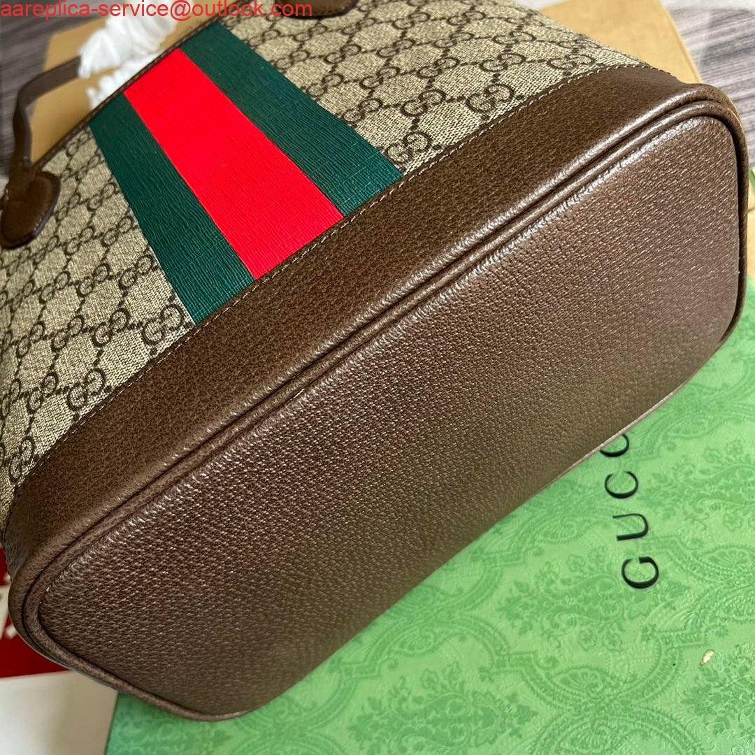 6532900ad3c40.jpg Replica Gucci 726762 Ophidia Small Tote Bag Brown