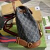 Replica Gucci 674147 Backpack with Interlocking G Blue