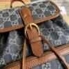 Replica Gucci 674147 Backpack with Interlocking G Blue