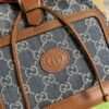 Replica Gucci 674147 Backpack with Interlocking G Blue