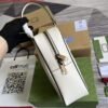 Replica Adidas x Gucci mini top handle bag 702387 White leather