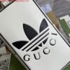 Replica Adidas x Gucci mini top handle bag 702387 White leather