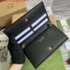 65329b9b67ea3.jpg Replica Adidas x Gucci 621892 wallet with chain Off-black and yellow leather