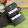 Replica Adidas x Gucci card case with Horsebit 702248 Black and off-white leather