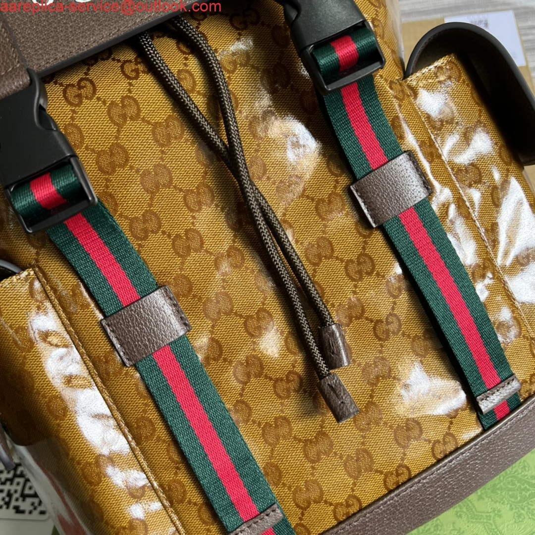 Replica Adidas x Gucci backpack ‎495563 Beige and brown