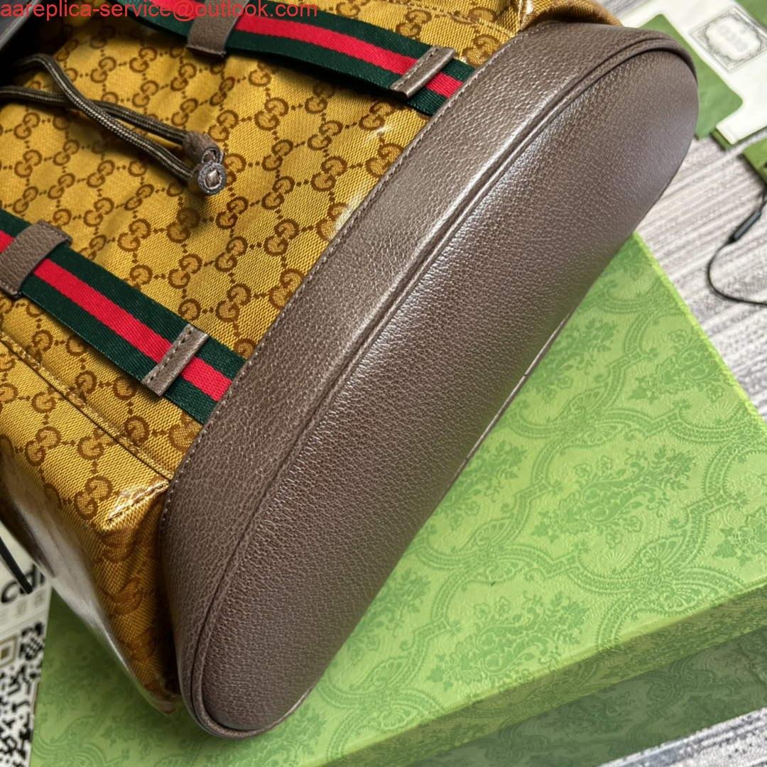 Replica Adidas x Gucci backpack ‎495563 Beige and brown