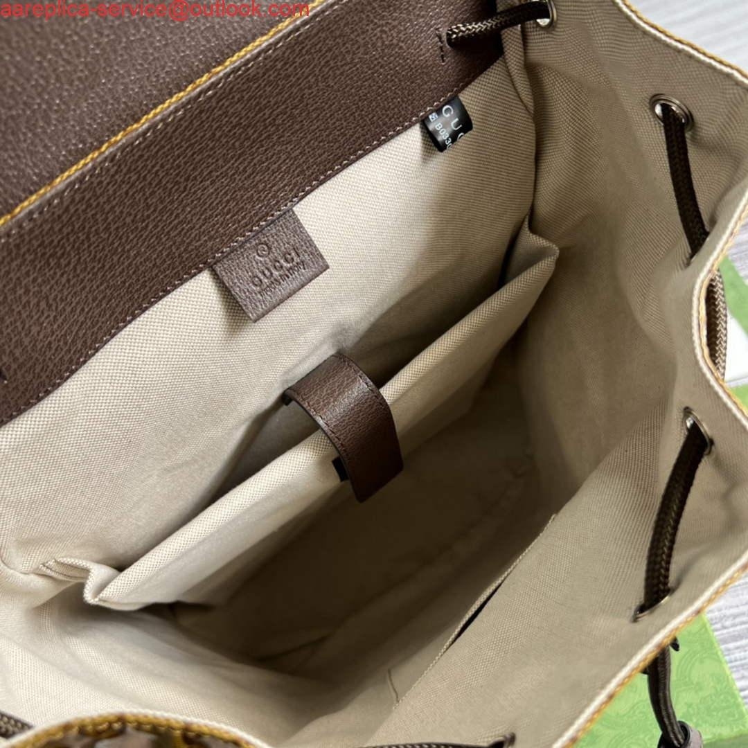 Replica Adidas x Gucci backpack ‎495563 Beige and brown
