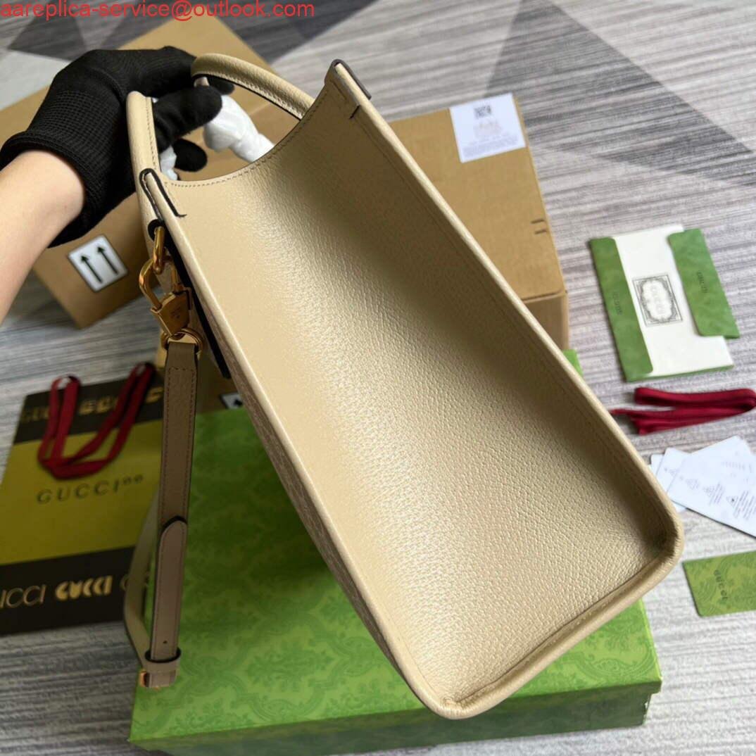 Replica Gucci 659983 GG Small Tote Bag Beige