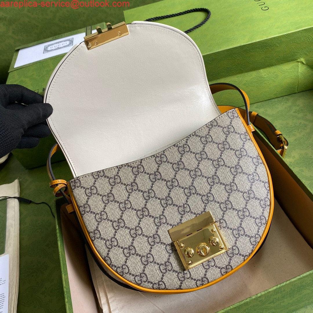 Replica Gucci 644524 Padlock small shoulder bag Beige