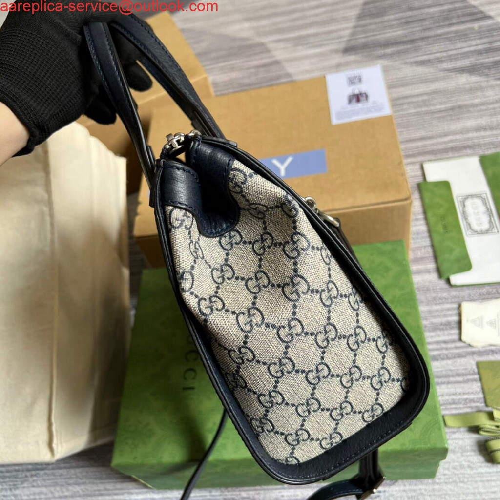 6532a74c82fb4.jpg Replica Gucci 547551 Ophidia Small GG Tote Bag Beige Blue