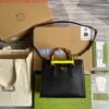 6532ab471ee47.jpg Replica Gucci Diana small tote bag top handle bag 660195 Black