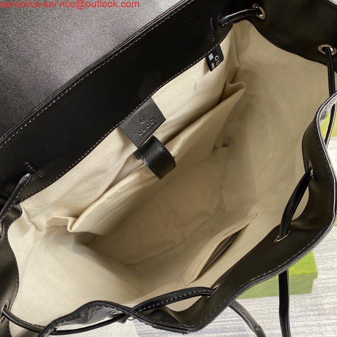 Replica Gucci 625770 GG Embossed Backpack Black