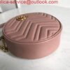 6532b0c6e3abe.jpg Replica Gucci 550154 GG Marmont Mini Round Shoulder Bag Light Pink