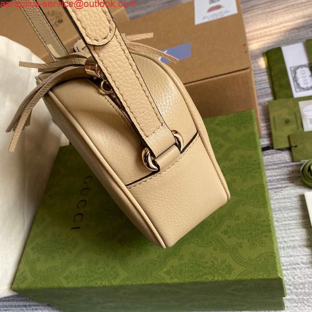 Replica Gucci 308364 Soho small leather crossbody-bags disco bag Beige