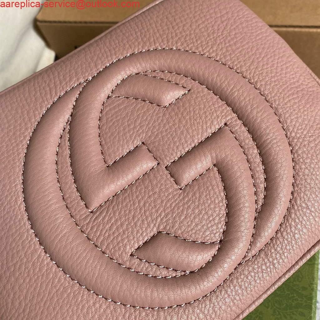 6532b44a0435e.jpg Replica Gucci 308364 Soho small leather crossbody-bags disco bag Pink