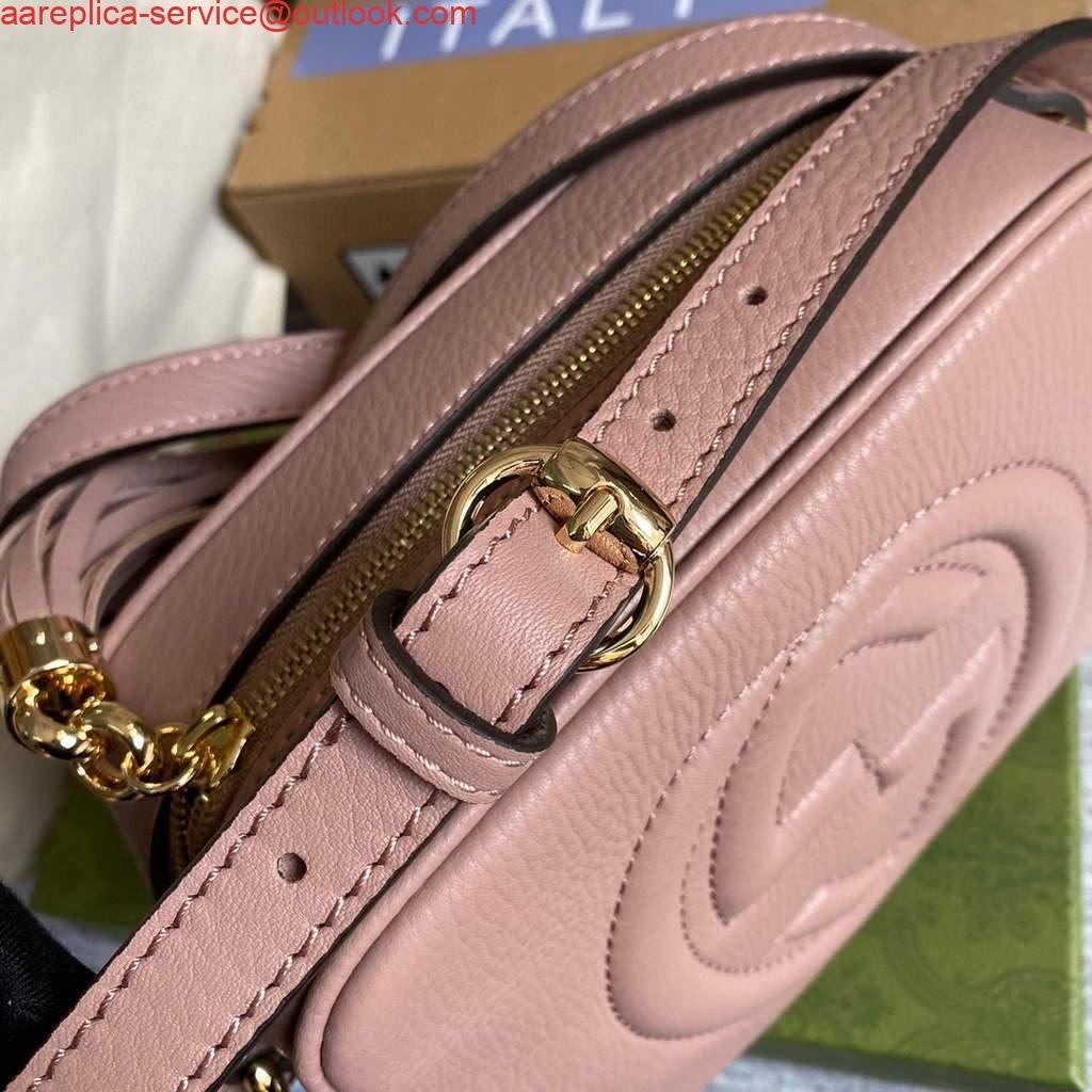 6532b44af0589.jpg Replica Gucci 308364 Soho small leather crossbody-bags disco bag Pink