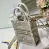 Replica Dior S5555 Mini Dior Book Tote Phone Bag White Eembroidery S1107