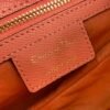 Replica Dior M0446 Dior Saddle Bag Orange Grained Calfskin Purple logo