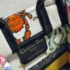 Replica Dior S5555 Mini Dior Book Tote Phone Bag White multicolor Deer embroidery S1105