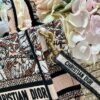 Replica Dior S5555 Mini Dior Book Tote Phone Bag Nude multicolor embroidery S1104