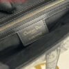 Replica Dior M0455 Saddle Bag With Strap Black and White Ultramatte Calfskin