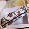 Replica Dior M0455 Saddle Bag With Strap White Cross-Stitch Embroidery
