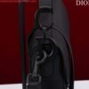 Replica Dior M0455 Saddle Bag With Strap Black Ultramatte Calfskin Black Hardware