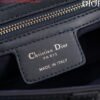 Replica Dior M0455 Saddle Bag With Strap Ultramatte Calfskin Black Gold