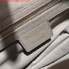 Replica Dior M0455 Saddle Bag With Strap Light Gray Grained Calfskin