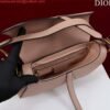 Replica Dior M0455 Saddle Bag With Strap Pink Grained Calfskin