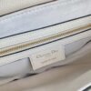 Replica Dior M0455 Saddle Bag With Strap White Grained Calfskin