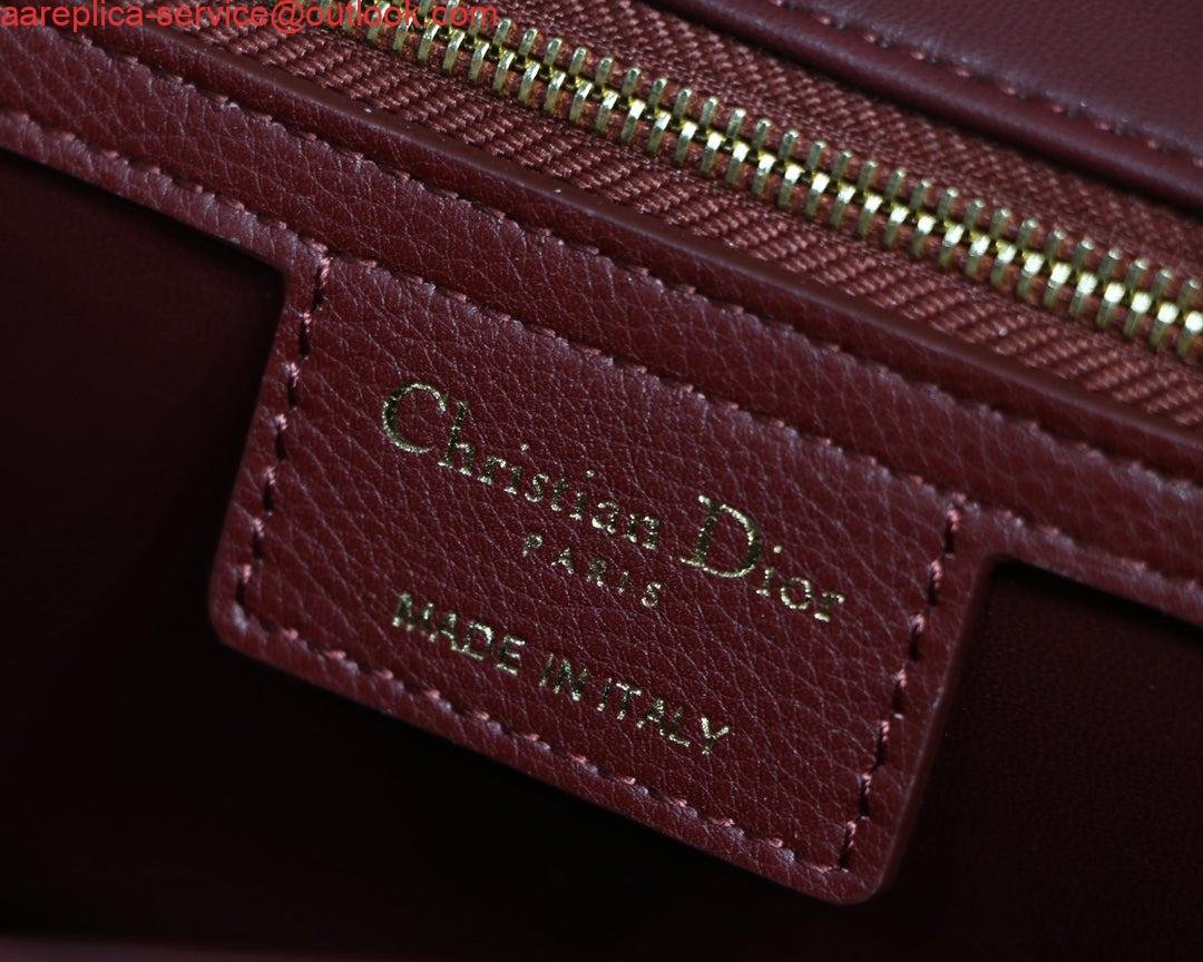 Replica Dior M9243 Large Caro Bag Calfskin Red