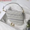 Replica Dior Saddle Bag Burgundy Dior Oblique Jacquard M0446 Gray