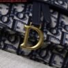 Replica Dior Saddle Belt Bag S5619 Blue Dior Oblique Jacquard