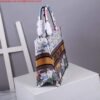 Replica Dior Medium Book Tote Latte Dior Ciel de Rêve Embroidery M1296