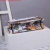 Replica Dior Medium Book Tote Latte Dior Ciel de Rêve Embroidery M1296