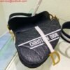 Replica Dior Saddle Bag M0446 Black Oblique Perforated and Embossed Calfskin
