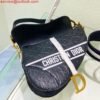 Replica Dior Saddle Bag M0446 Black Oblique Perforated and Embossed Calfskin