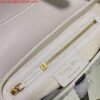 Replica Dior Saddle Bag White and Blue Dior Oblique Perforated Calfskin M0446