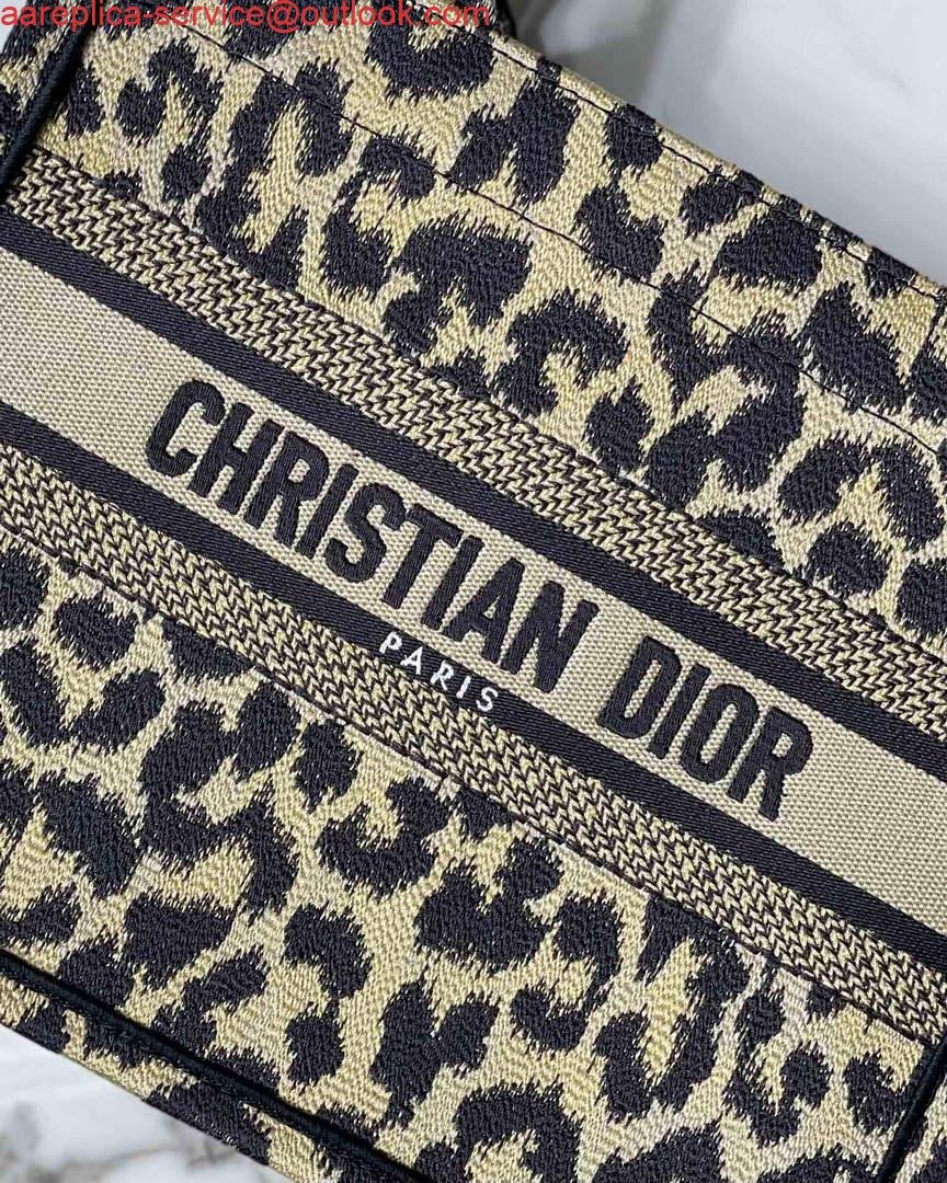 Replica Dior M1265 Small Book Tote Beige Multicolor Mizza Embroidery